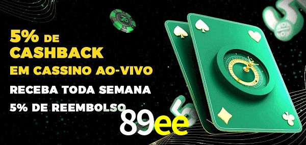 Promoções do cassino ao Vivo 89ee